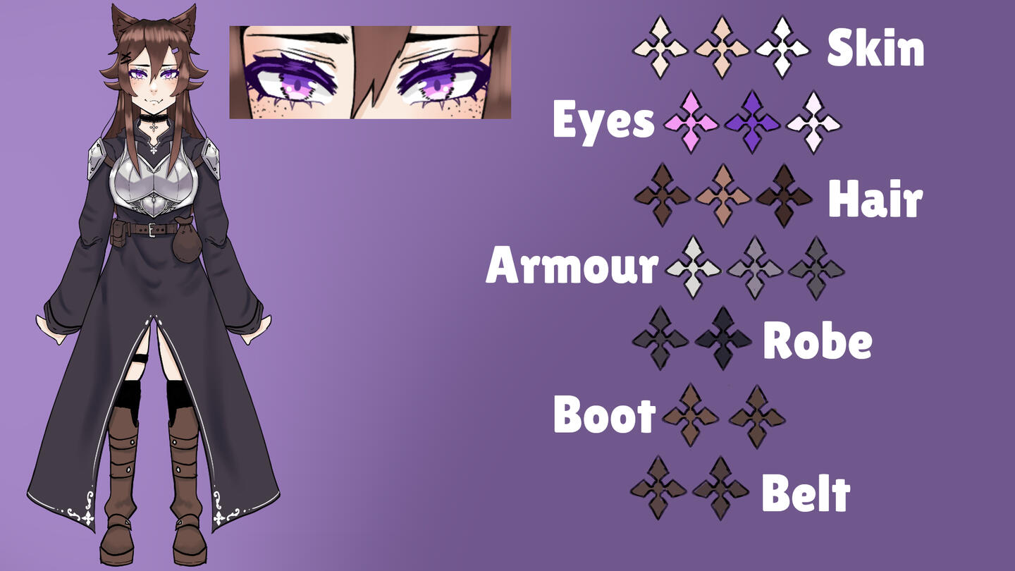 @Shiori_VT Stealth_Ranger Sylvia Reference Sheet